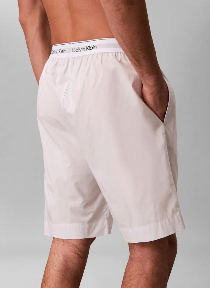 Calvin Klein  Logo Waistband Pyjama Shorts for Men | Best Price UAE